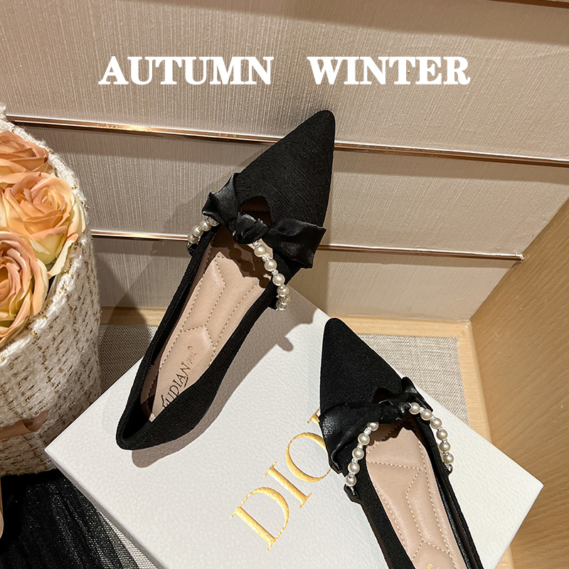 รองเท้าคัทชูผู้หญิงส้นเตี้ย ใส่สบาย มีขนาด35-43