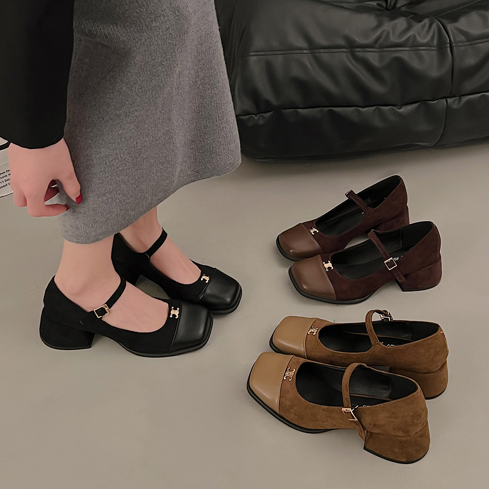 รองเท้าคัทชูผู้หญิงส้นเตี้ย ใส่สบาย มีขนาด35-40