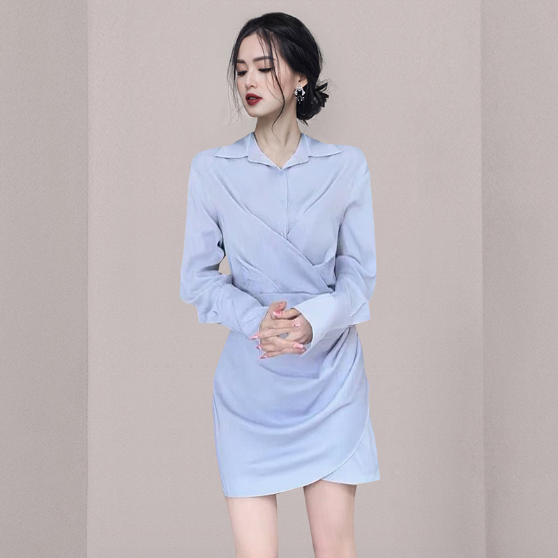 ชุดเดรสยาวสวยๆ สไตล์เกาหลี มีขนาด S M L XL สนใจทักแชท