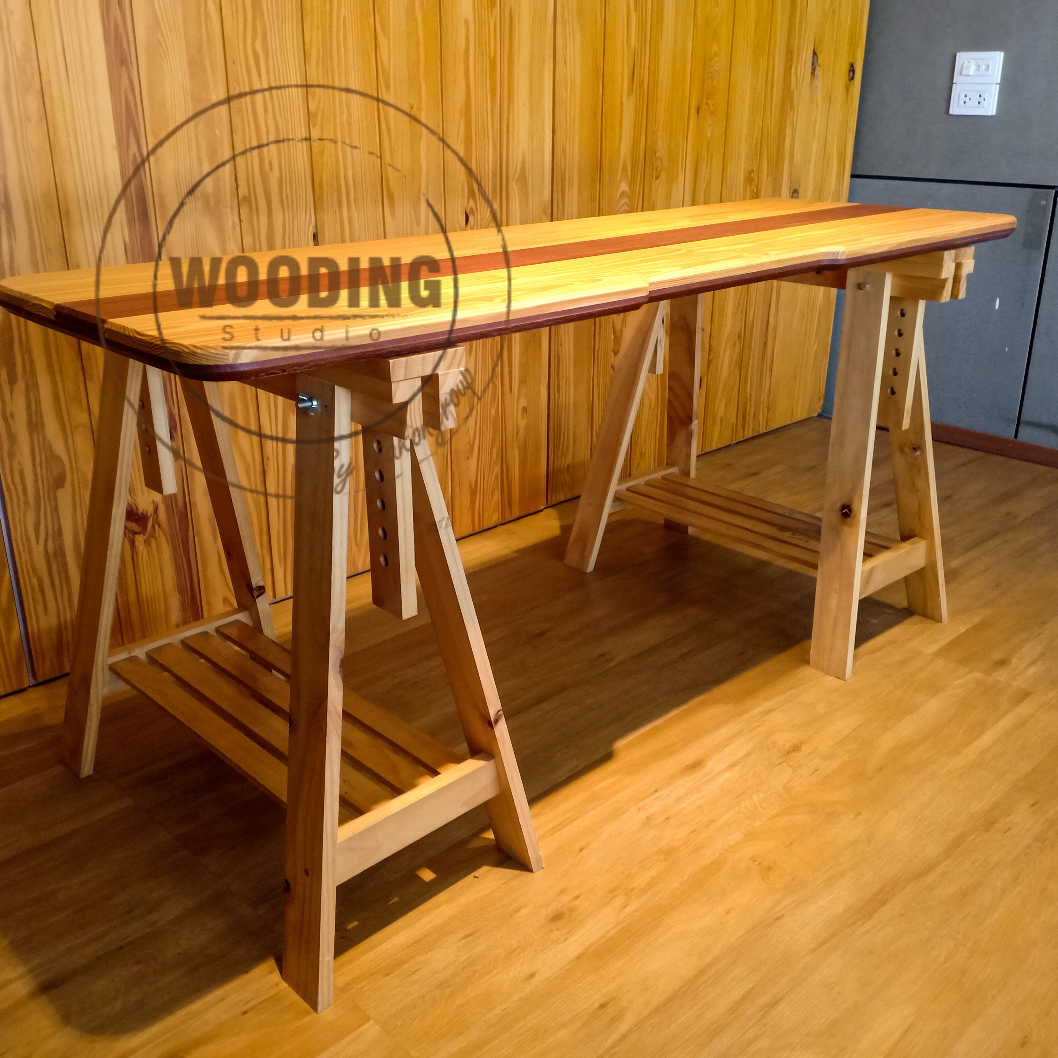 ขาตั้งโต๊ะตัว A ปรับระดับ แบบที่ 2