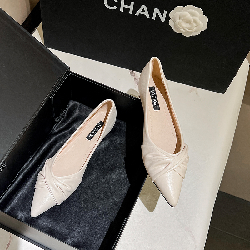 รองเท้าคัทชูผู้หญิงส้นเตี้ย ใส่สบาย มีขนาด35-43