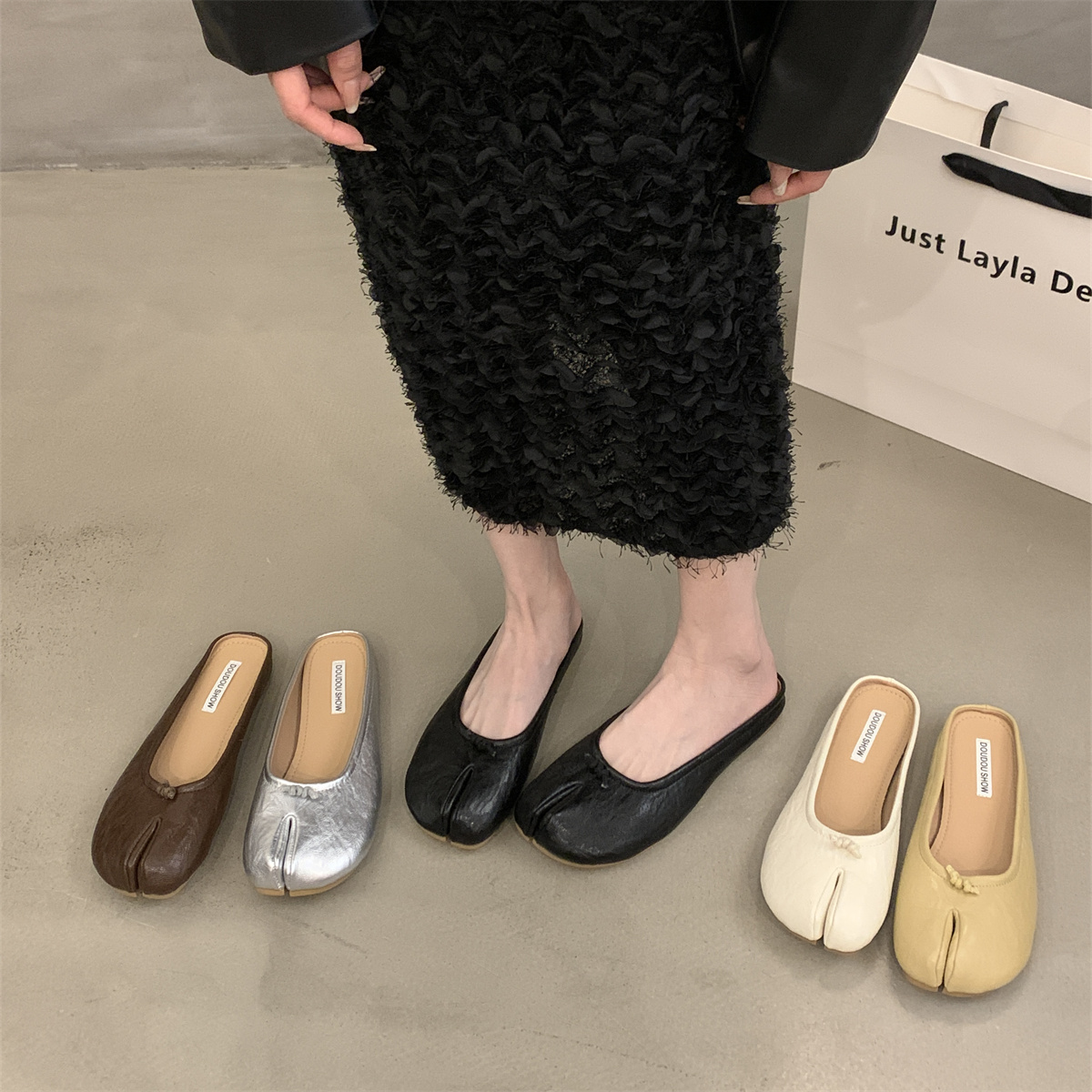 รองเท้าคัทชูผู้หญิงส้นเตี้ย ใส่สบาย มีขนาด35-43