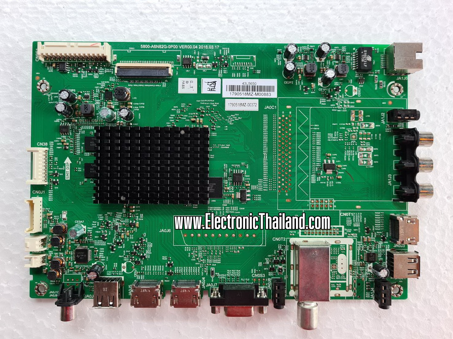 Main Board TOSHIBA (เมนบอร์ด โตชิบ้า) 43L5650 : 5800-A6N82G-0P00