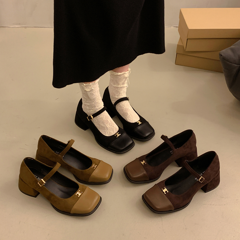 รองเท้าคัทชูผู้หญิงส้นเตี้ย ใส่สบาย มีขนาด35-40