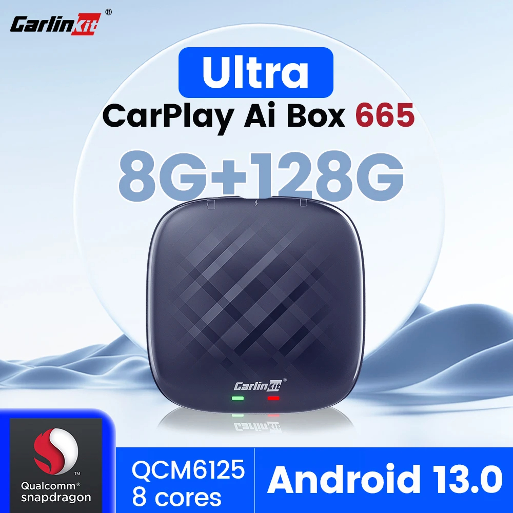 รุ่นท้อปสุด แรงสุด T-Box Plus- Carlinkit Android CPU8core Ram8 Rom128 AI Box