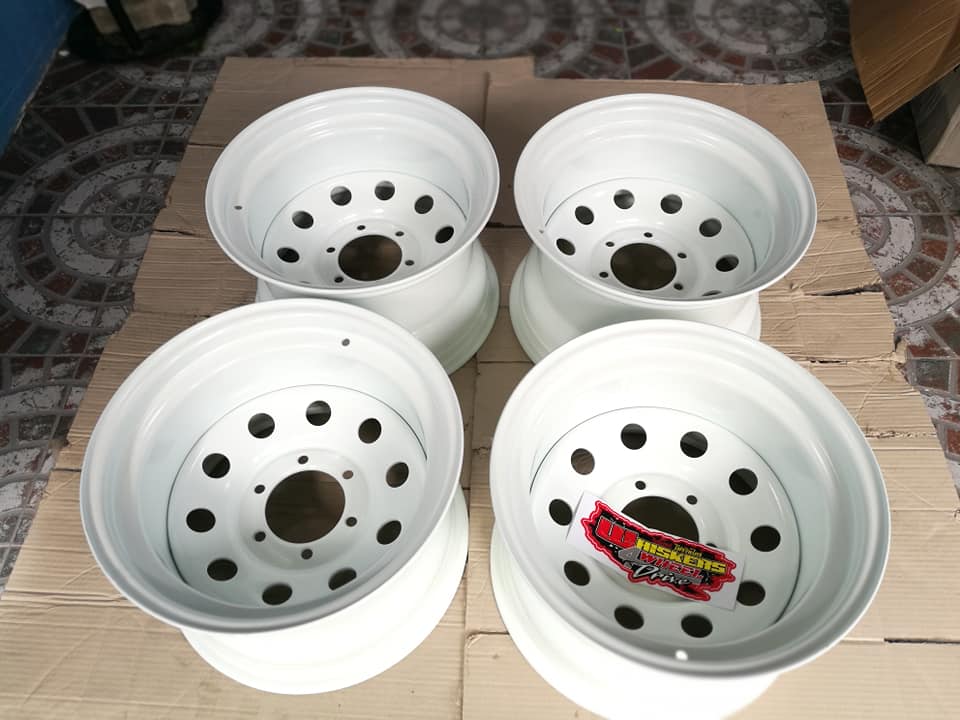 ล้อกระทะออฟโรด 16x10et-40 ขาว 6รู139.7 ลาย Soft8