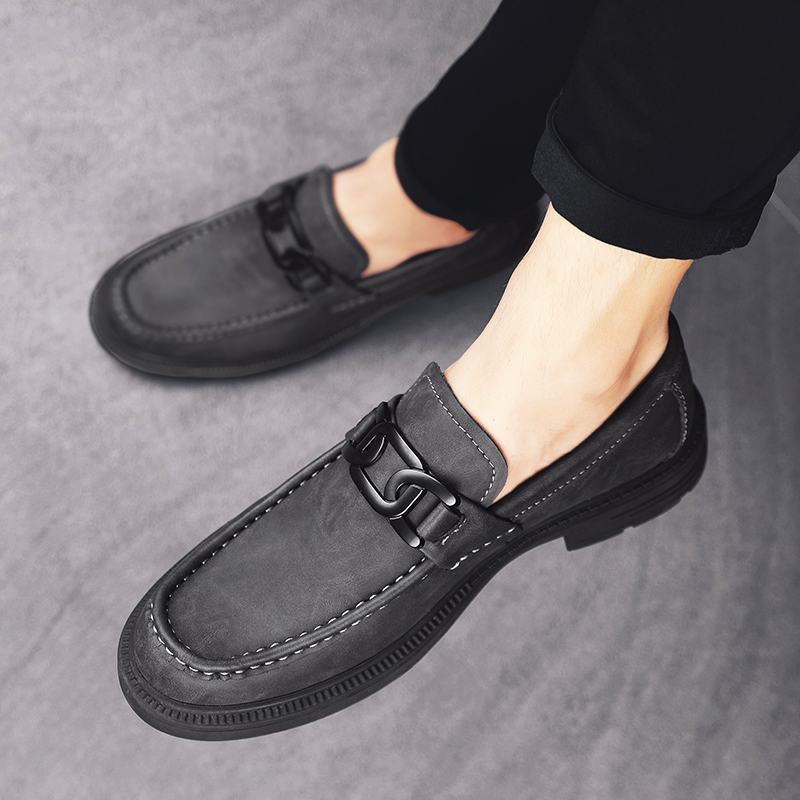 รองเท้าหนังผู้ชาย มีไซส์39-44 รองเท้าโลฟเฟอร์ชาย Slip-On Shoes มีขนาด39-44