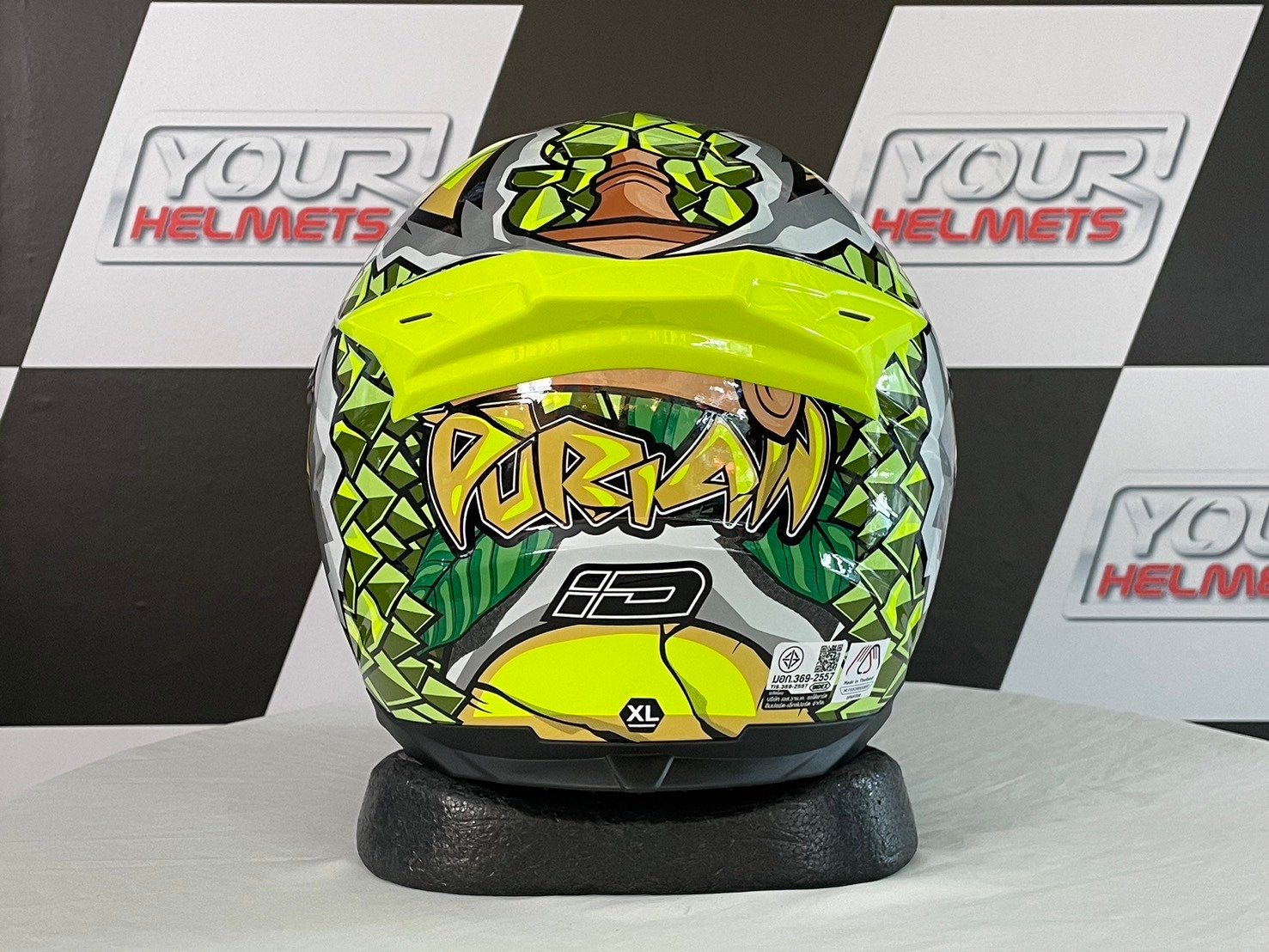 หมวกกันน็อค ID HELMETS รุ่น SPARTAN BT GLITTER GREY