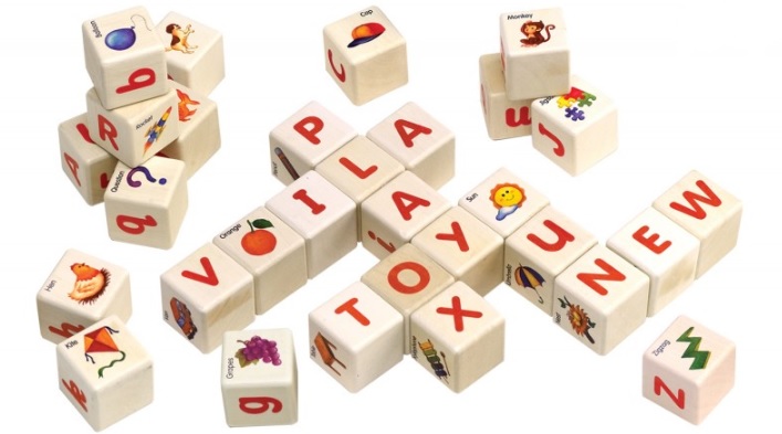 ลูกเต๋าเจ้าปัญญา ของเล่นฝึกภาษา ของเล่นฝึกทักษะความคิด ของเล่นไม้