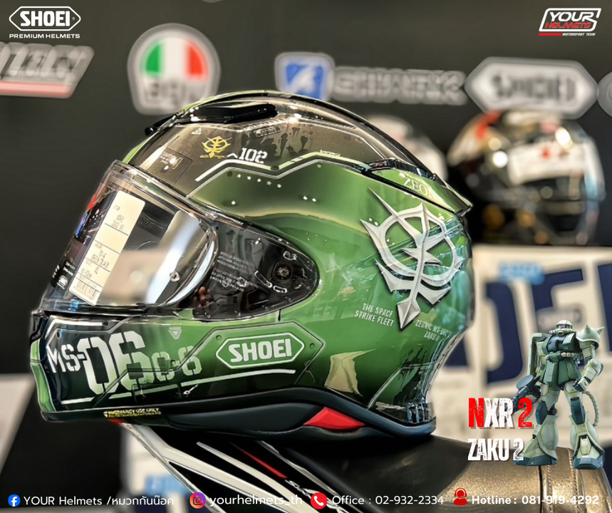 หมวกกันน็อค SHOEI HELMETS รุ่น Z8(NXR2) - LIMITED GUNDAM - SAKU II