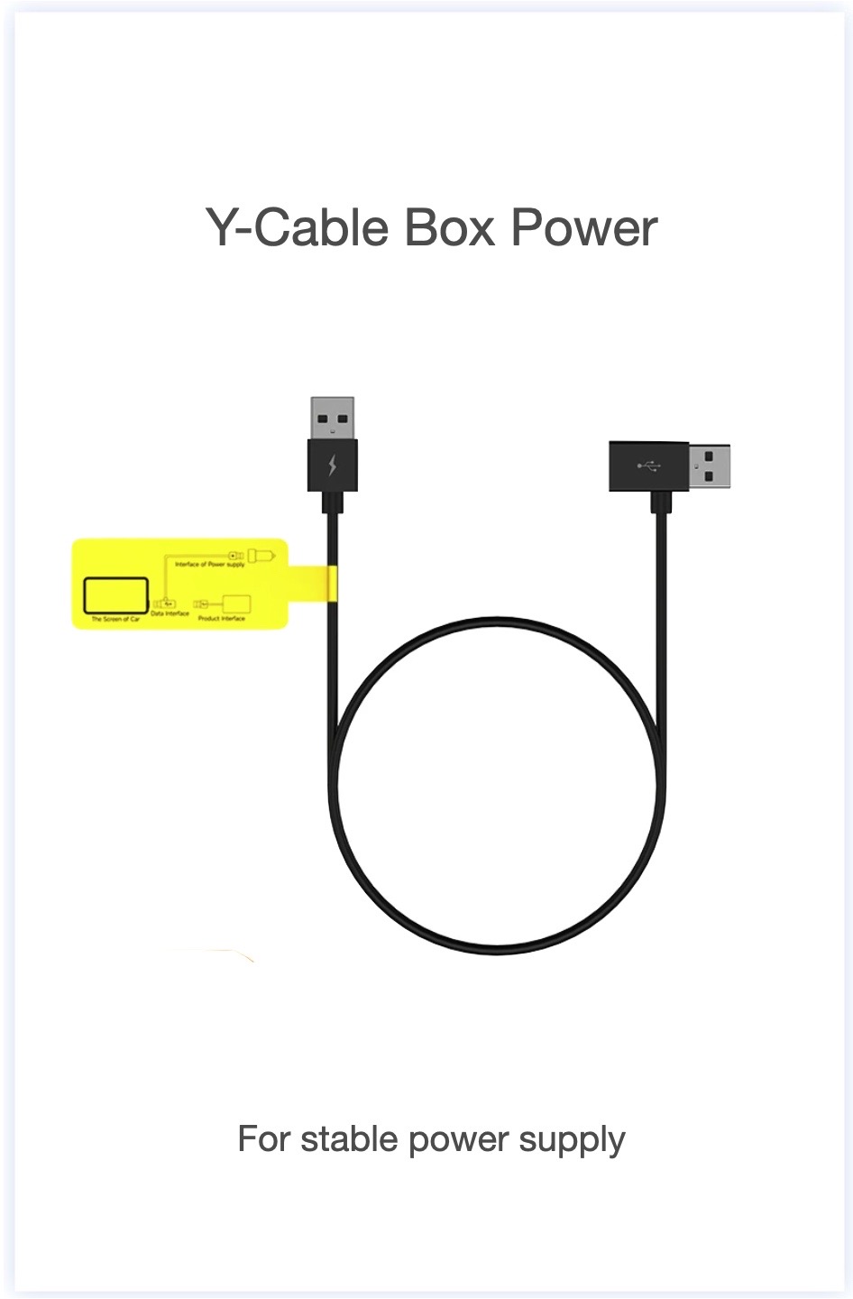 สาย USB3.0 Y-socket เพิ่มไฟให้กับกล่อง Ai Android box สำหรับใช้กับรถบางรุ่นที่เสียบแล้ว กล่องไม่ติด หรือติดๆดับๆ