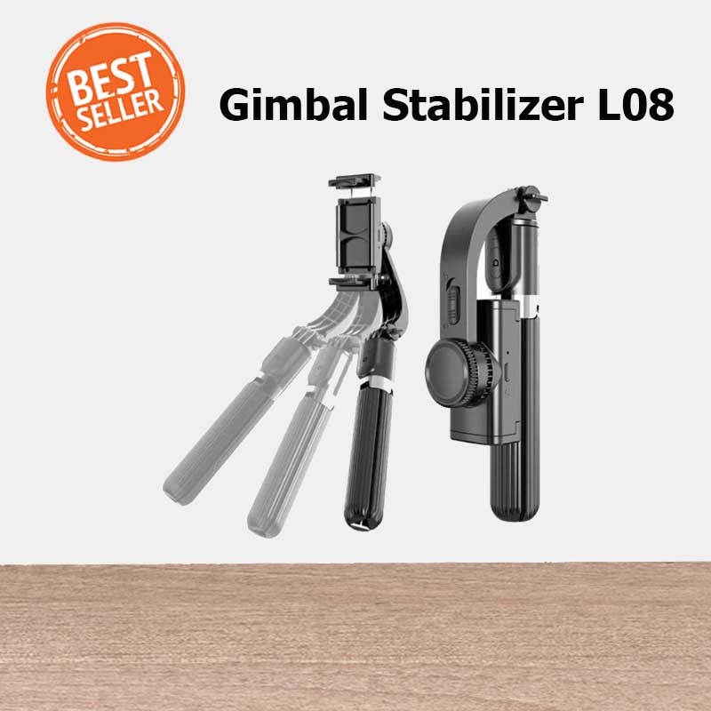 Gimbal Stabilizer L08 ไม้เซลฟี่กันสั่น ปรับระดับความสูงได้