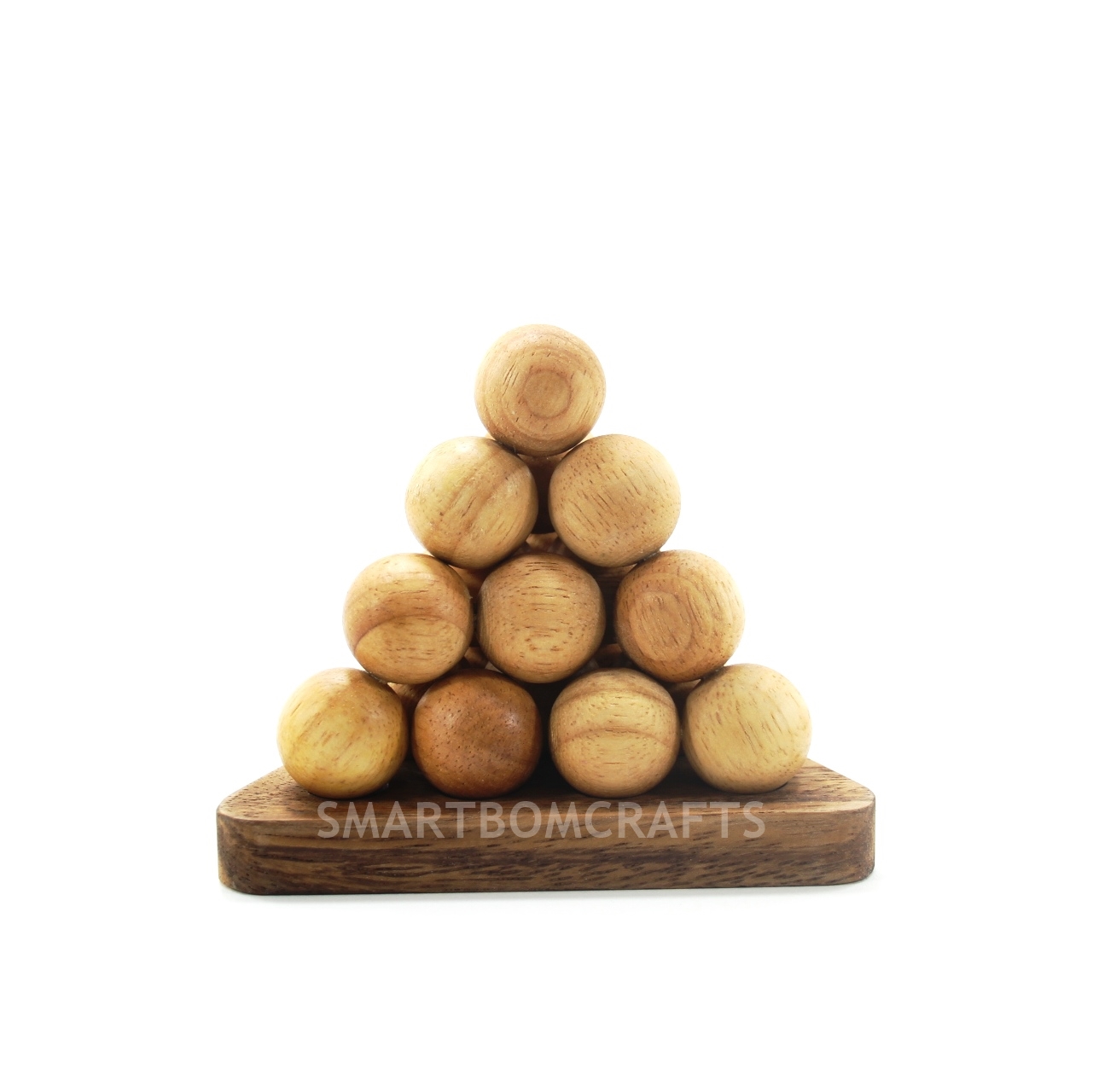 ฟุตบอลพิรามิด 6 ชิ้น ของเล่นฝึกทักษะการคิด เกมส์ไม้ฝีกสมอง