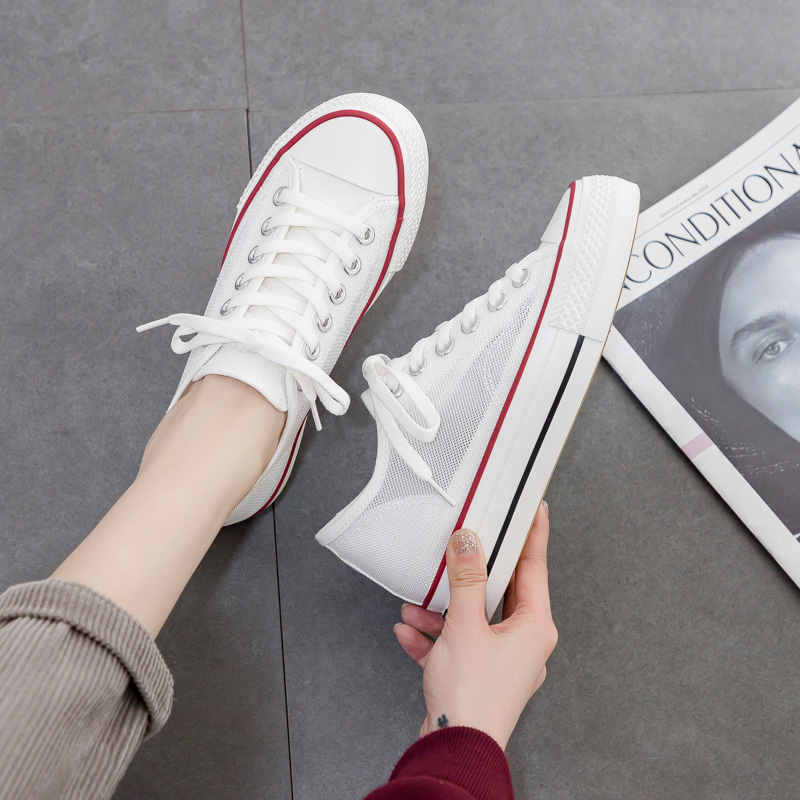 รองเท้าผ้าใบผู้หญิง ใส่สบาย รองเท้าผ้าใบใส่เที่ยวผู้หญิง มีSIZE 35 36 37 38 39 40