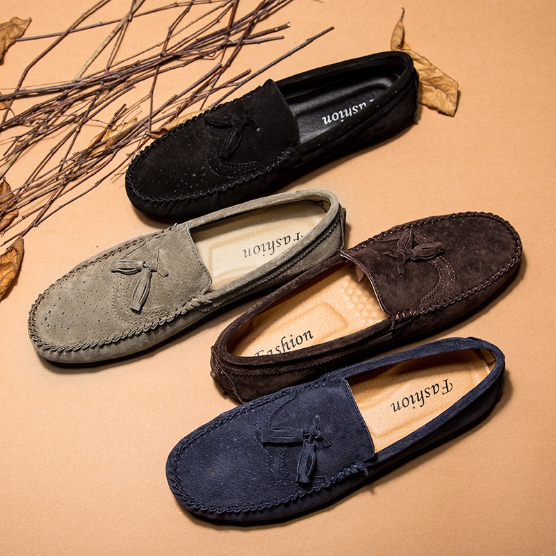 รองเท้าหนังผู้ชาย มีไซส์39-44 รองเท้าโลฟเฟอร์ชาย Slip-On Shoes มีขนาด39-44