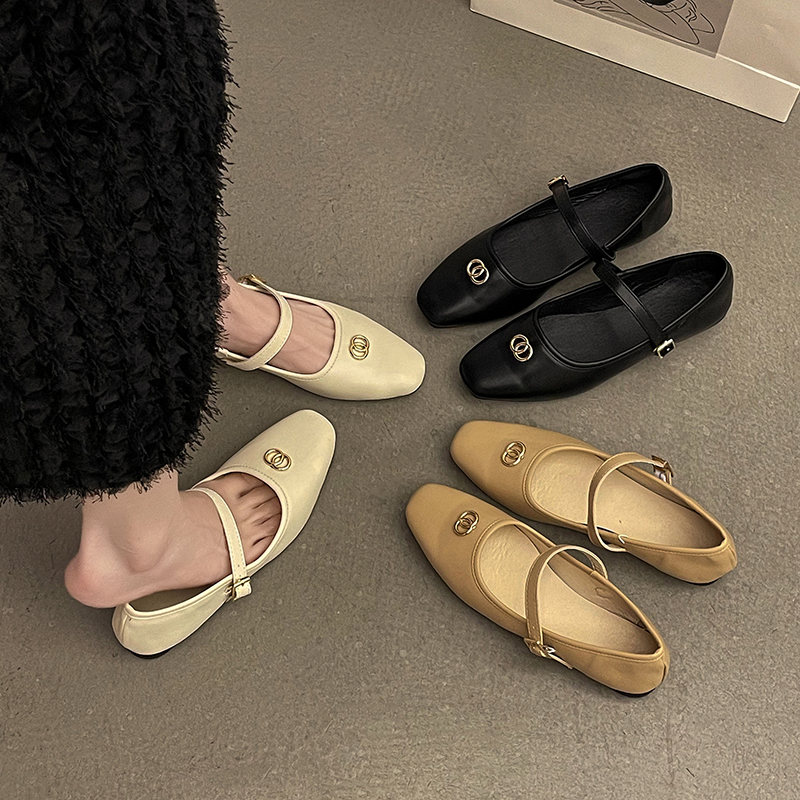 รองเท้าคัทชูผู้หญิงส้นเตี้ย ใส่สบาย มีขนาด35-40