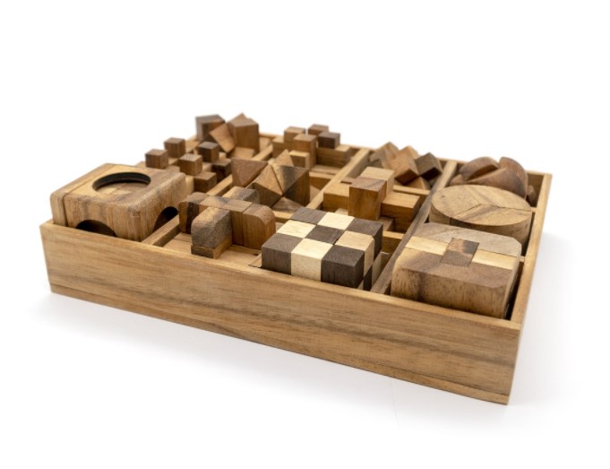 เกมส์เซต12 ของเล่นไม้ฝึกสมอง ของที่ระลึกพรีเมี่ยม ของสะสมคลาสสิค