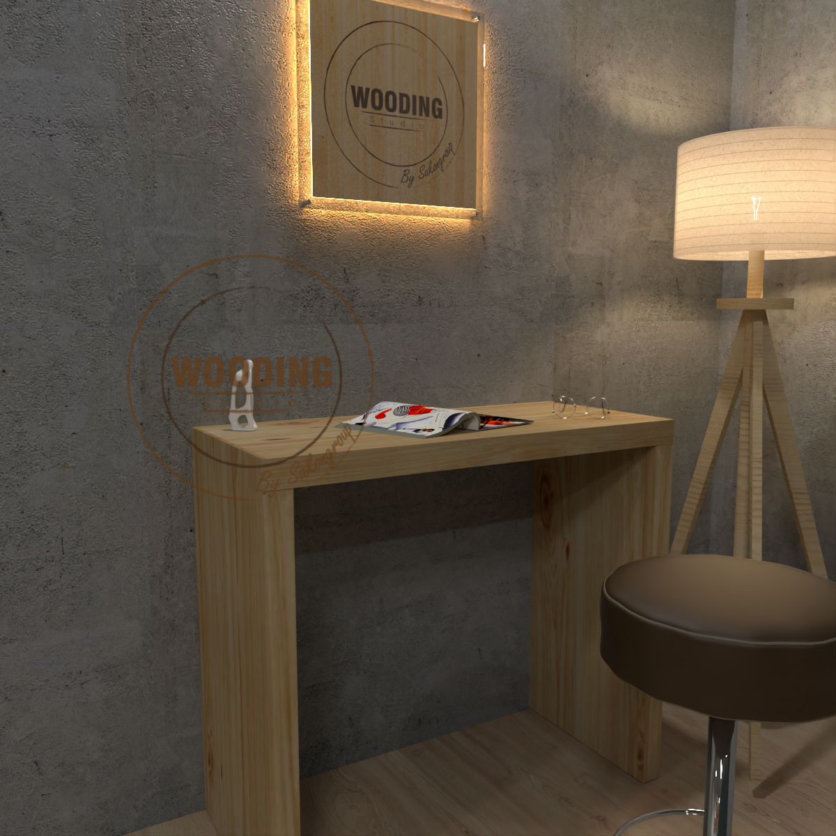 โต๊ะตัวยูคว่ำแบบที่ 1