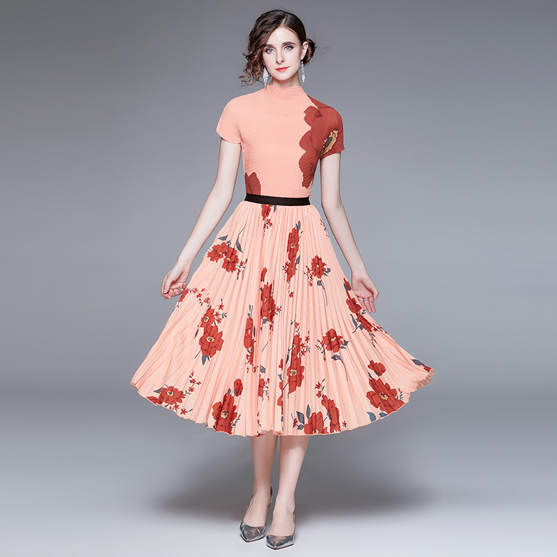 ชุดเดรสยาวสวยๆ ชุดเดรสยาวใส่สบาย ใส่ทำงาน มีขนาดS M L XL 2XL
