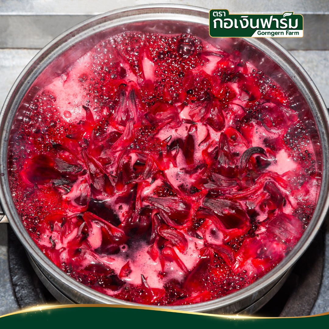 กระเจี๊ยบแดง Dried Roselle ตรากอเงินฟาร์ม ขนาด 100 กรัม