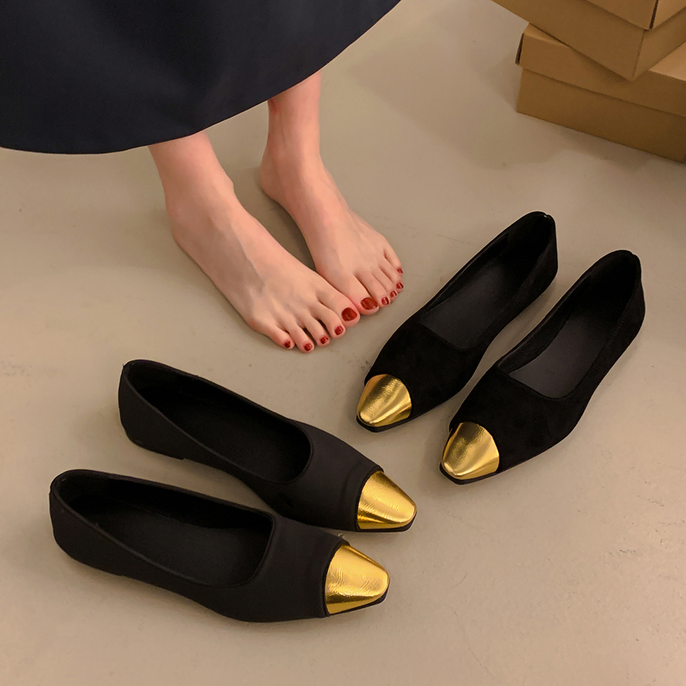 รองเท้าคัทชูผู้หญิงส้นเตี้ย ใส่สบาย มีขนาด35-40