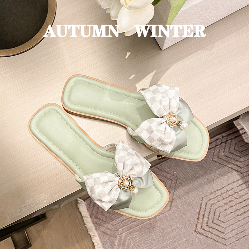 รองเท้าแตะผู้หญิงส้นเตี้ย ใส่สบาย มีขนาด35-43