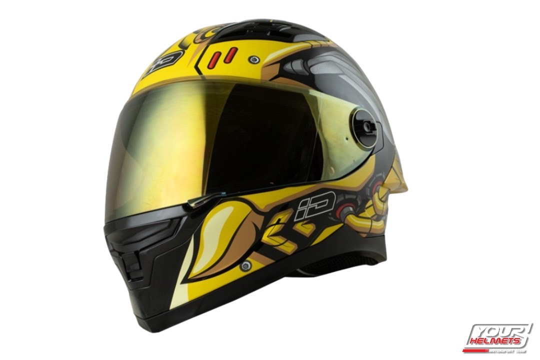 หมวกกันน็อค ID HELMETS รุ่น FRT-PRO AUTO BEE BLACK