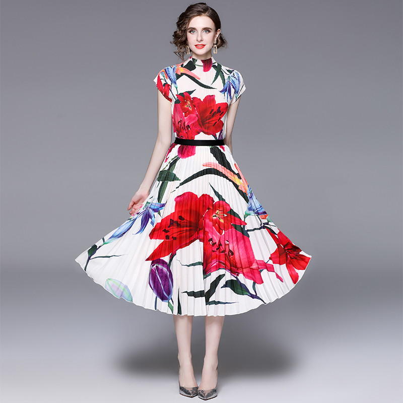 ชุดเดรสยาวสวยๆ ชุดเดรสยาวใส่สบาย ใส่ทำงาน มีขนาดS M L XL 2XL
