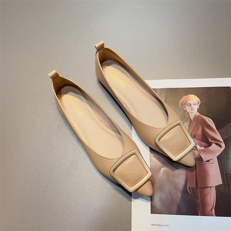 รองเท้าคัทชูผู้หญิงส้นเตี้ย ใส่สบาย มีขนาด35-40