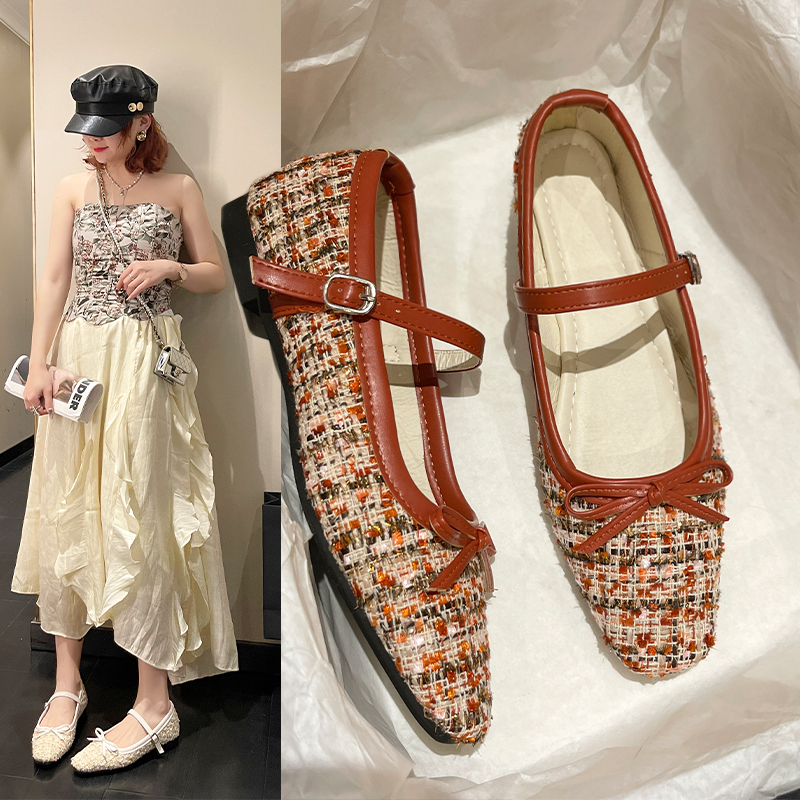 รองเท้าคัทชูผู้หญิงส้นเตี้ย ใส่สบาย มีขนาด35-40