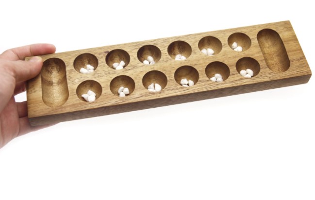 เกมส์หมากหลุมขนาดเล็ก หรือ Mini Kalaha ของเล่นฝึกการวิเคราะห์ เกมส์ไม้