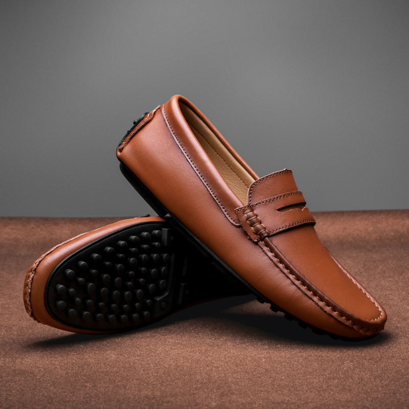 รองเท้าหนังผู้ชาย มีไซส์39-44 รองเท้าโลฟเฟอร์ชาย Slip-On Shoes มีขนาด39-44