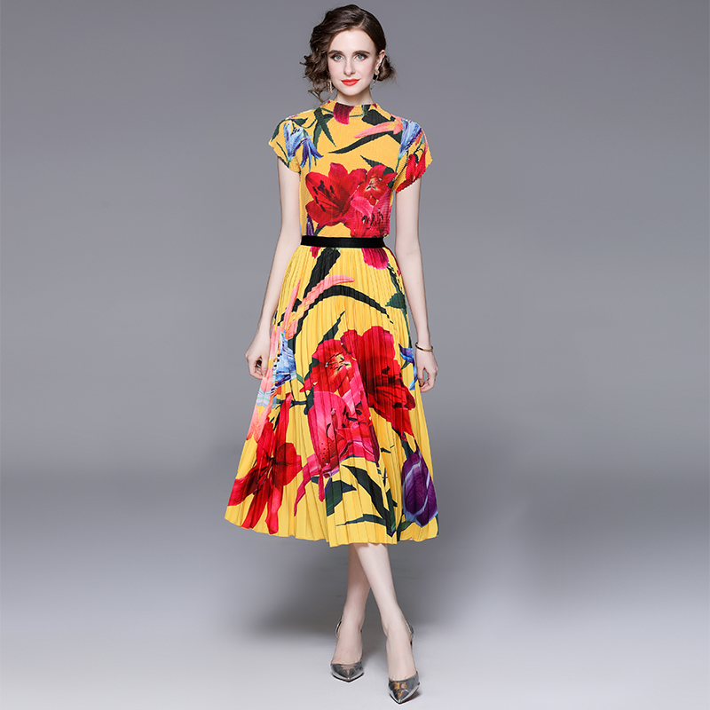 ชุดเดรสยาวสวยๆ ชุดเดรสยาวใส่สบาย ใส่ทำงาน มีขนาดS M L XL 2XL