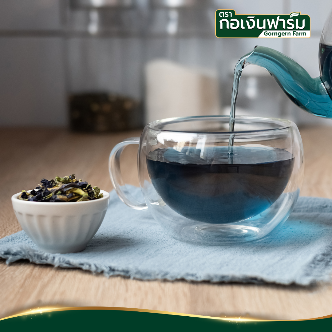 อัญชันแห้ง Dried Butterfly Pea ตรากอเงินฟาร์ม