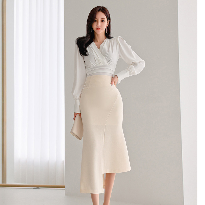 ชุดเดรสยาวสวยๆ ชุดเดรสยาวใส่สบาย ใส่ทำงาน มีขนาดS M L XL 2XL