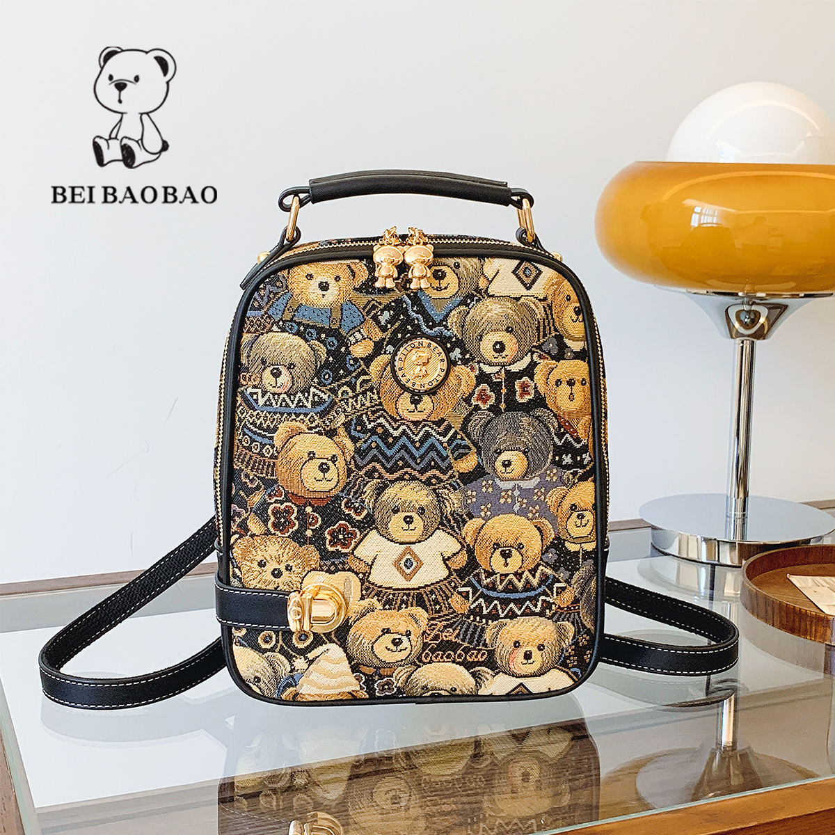 กระเป๋าผู้หญิงสวยๆ กระเป๋าสะพายข้างผู้หญิง กระเป๋าแบรนด์ BEAR BAG กระเป๋าหมีสุดคิ้ว!