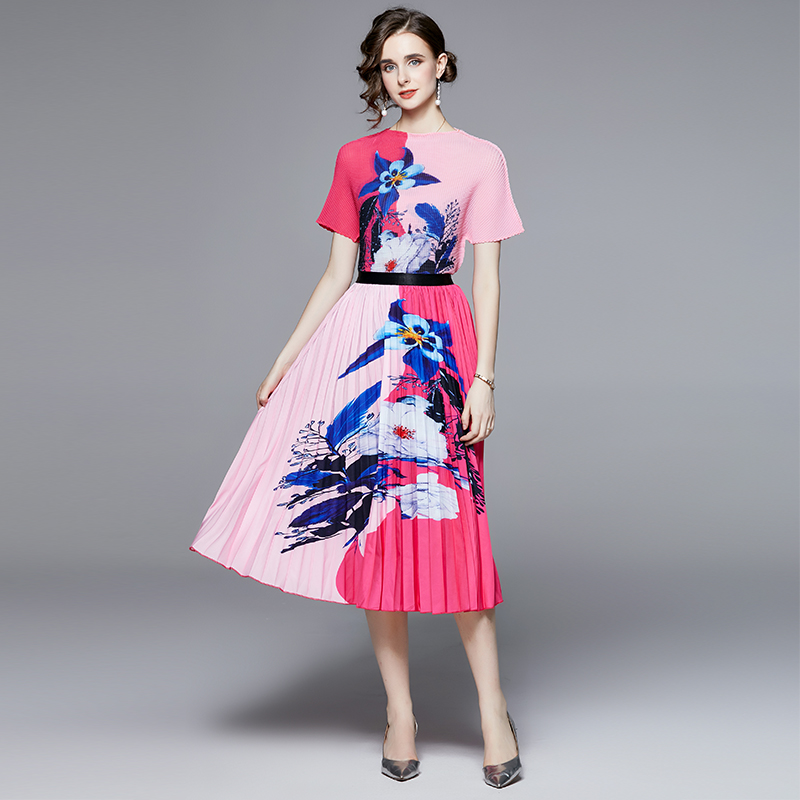 ชุดเดรสยาวสวยๆ ชุดเดรสยาวใส่สบาย ใส่ทำงาน มีขนาดS M L XL 2XL
