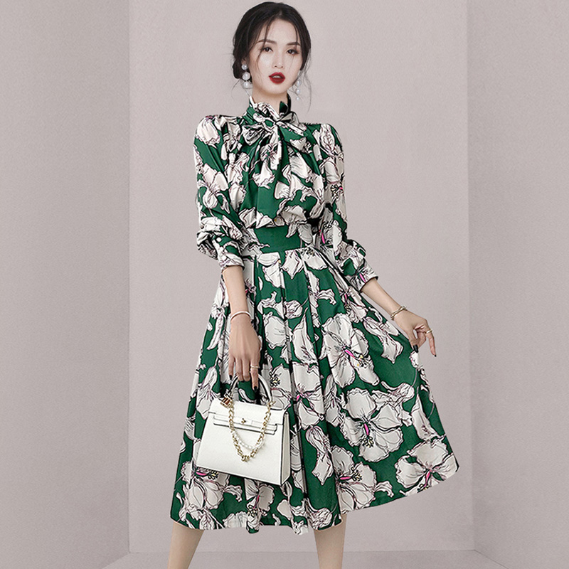 ชุดเดรสยาวสวยๆ ชุดเดรสยาวใส่สบาย ใส่ทำงาน มีขนาดS M L XL 2XL