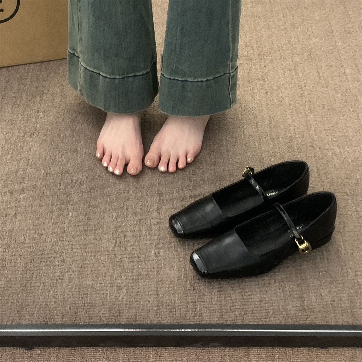 รองเท้าคัทชูผู้หญิงส้นเตี้ย ใส่สบาย มีขนาด35-43
