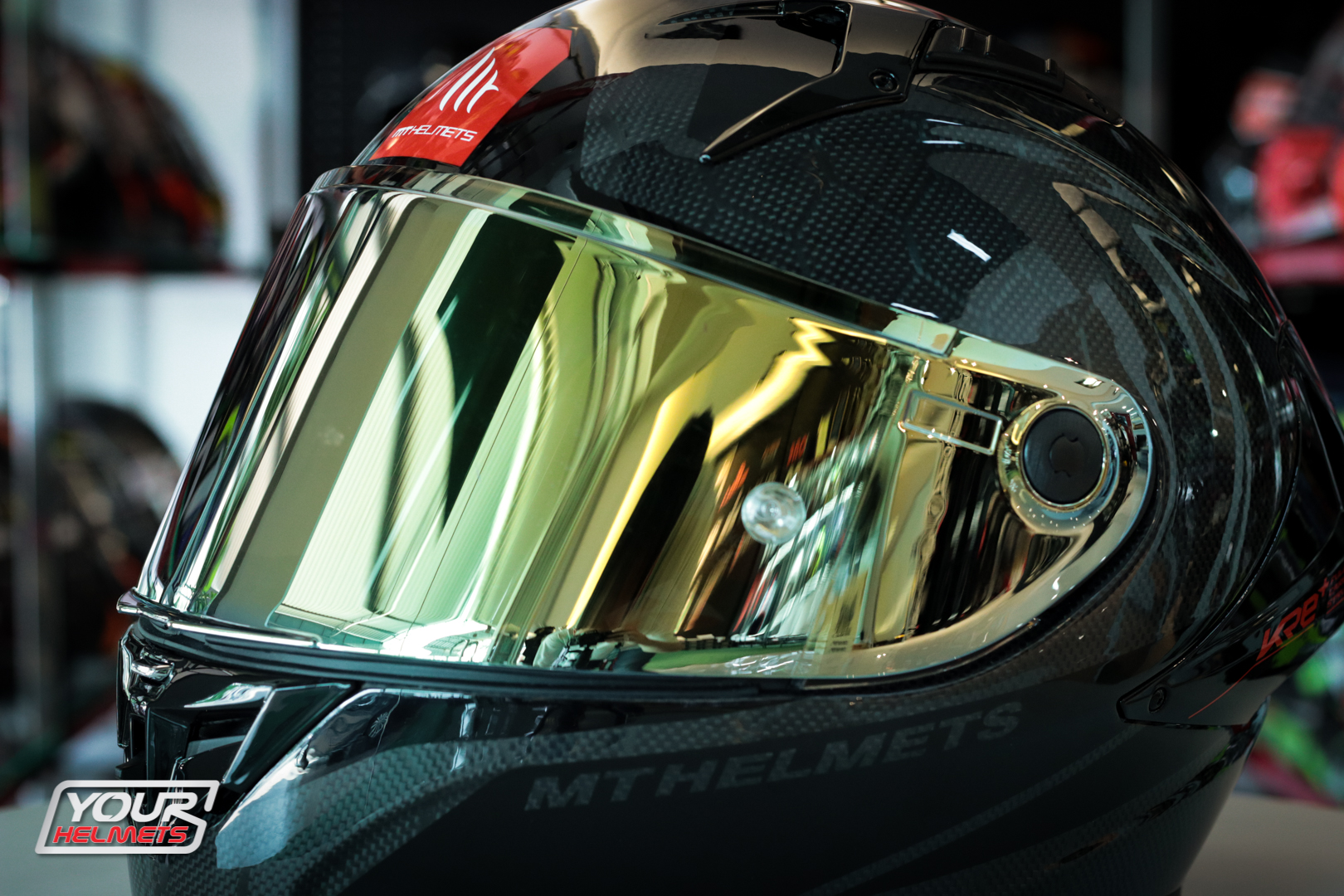 VISOR MT V-29 GOLD