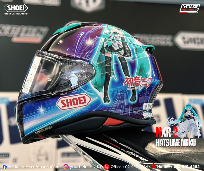หมวกกันน็อค SHOEI HELMETS รุ่น Z8(NXR2) - LIMITED Hatsune Miku