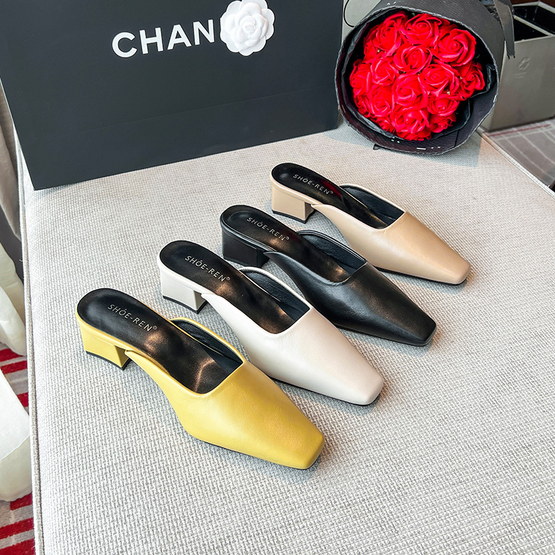 รองเท้าคัทชูผู้หญิงส้นเตี้ย ใส่สบาย มีขนาด35-43