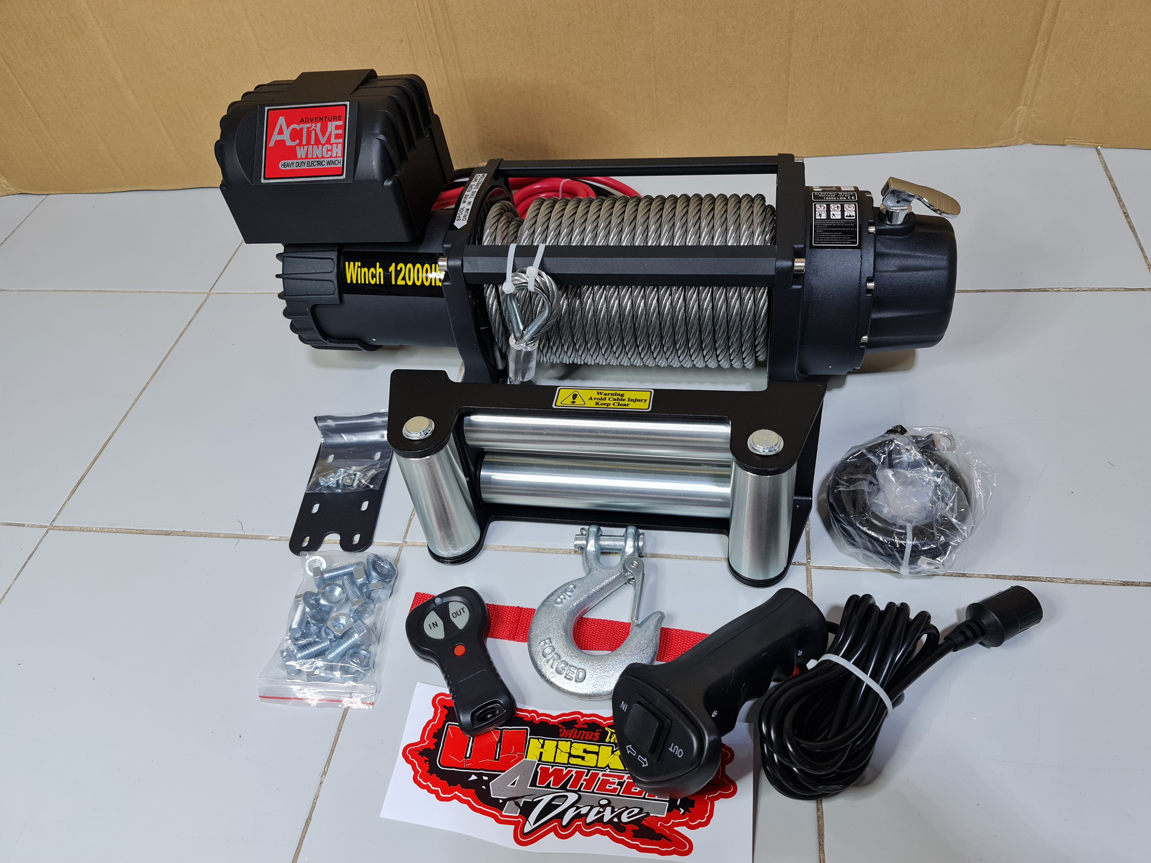 วินซ์ไฟฟ้า ACTIVE WINCH 12000 LB