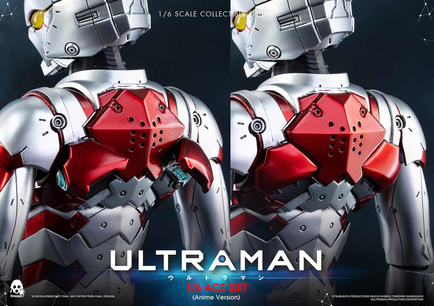 特撮 ULTRAMAN 1/6 ACE SUIT Anime Version 1/6 1/6 ACE SUIT (Anime Version) – threezero store