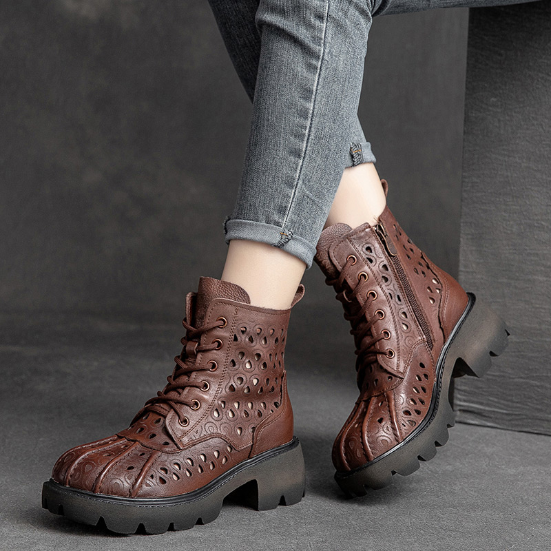 รองเท้าเท้าหนังวินเทจ 35 36 37 38 39 40