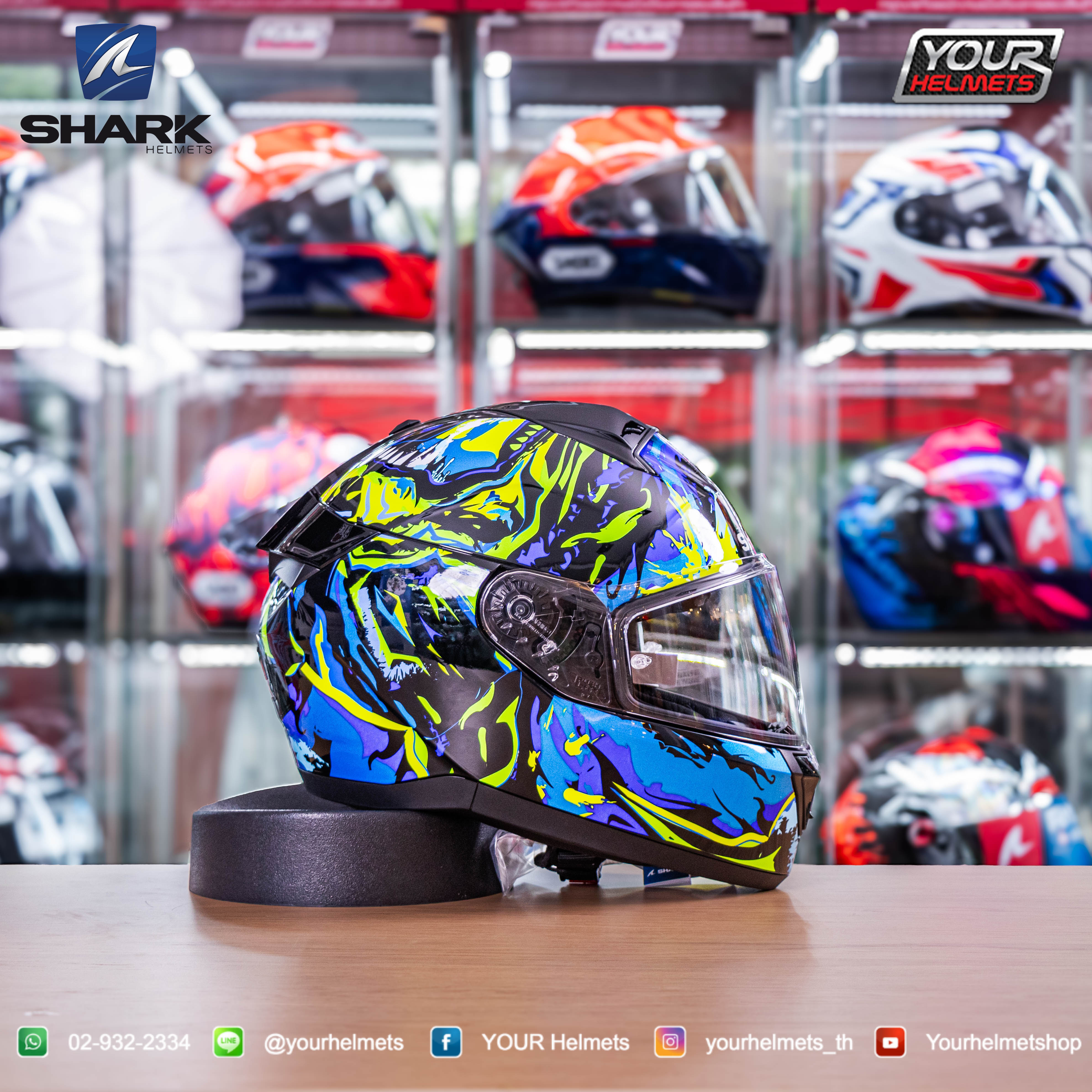 หมวกกันน็อค SHARK HELMETS รุ่น RIDILL 2