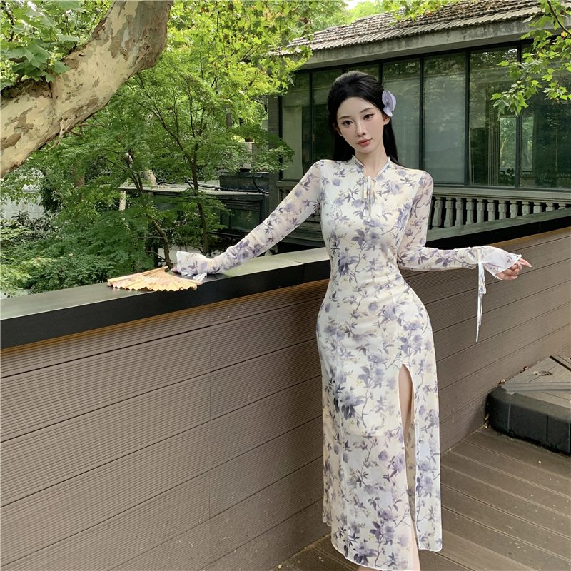 ชุดเดรสยาวสวยๆ สไตล์เกาหลี มีขนาด S M L XL สนใจทักแชท