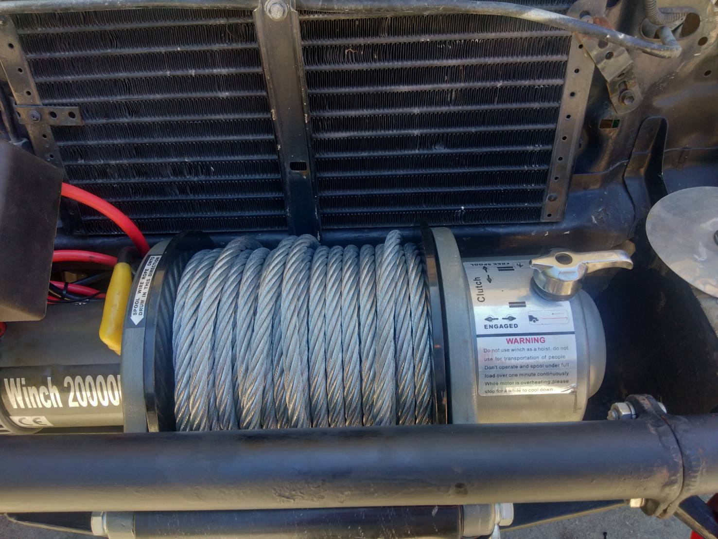 วินซ์ไฟฟ้า 20,000 ปอนด์ 12v.