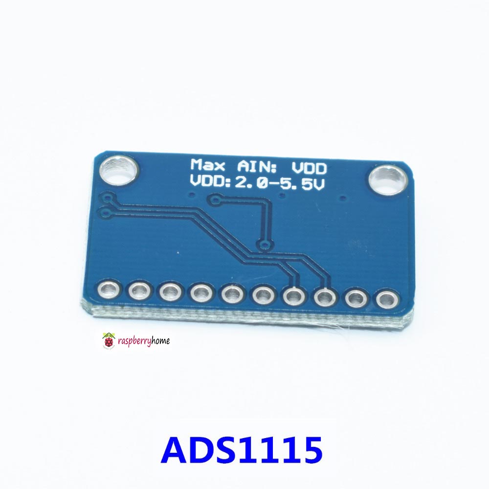 โมดูลแปลงสัญญานอานาล็อคเป็นดิจิตอล 16 Bit I2C ADS1115 Module ADC 4 channel with Pro Gain Amplifier RPi