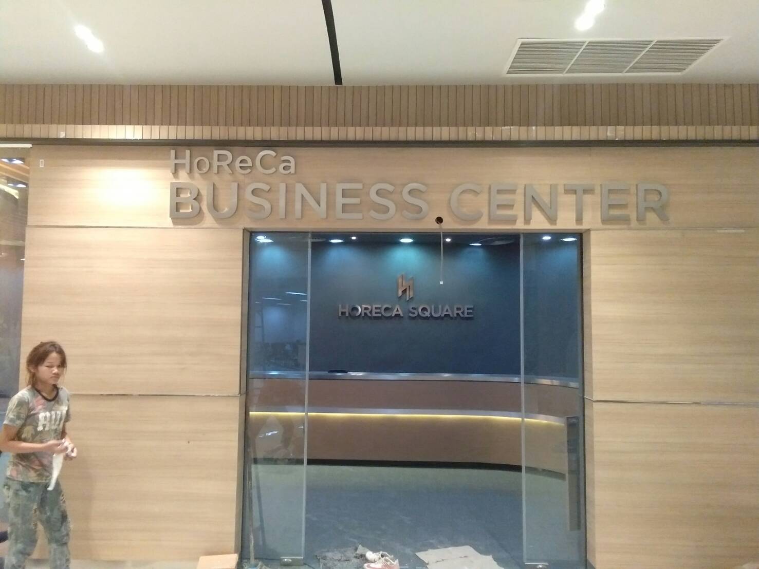 อักษรสแตนเลสแฮร์ไลน์ ยกขอบ (ป้ายบริษัท)